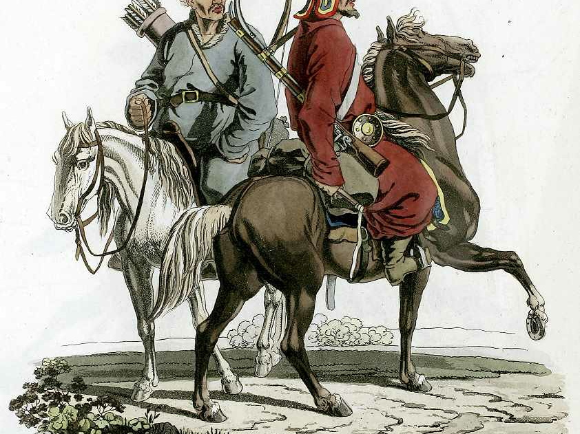 Baschkir und Kirgise