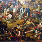 Tag nach der Schlacht von Waterloo - Detail mittlerer Vordergrund