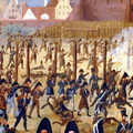 Gefecht am Burgtor von Lübeck 6.11.1806 (linker Hintergrund)