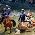 Schlacht von Valmy am 20.9.1792, Gemälde von Emile-Jean-Horace Vernet (Ausschnitt vorne zentral)