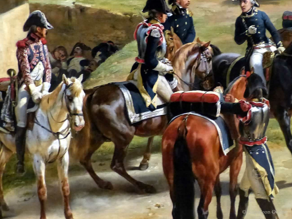 Schlacht von Valmy am 20.9.1792, Gemälde von Emile-Jean-Horace Vernet (Ausschnitt vorne links)