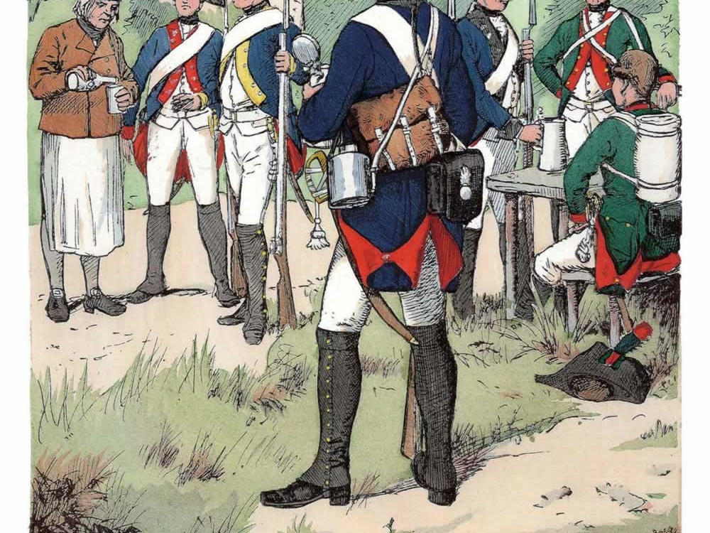Ansbach-Bayreuth - Infanterie um 1790