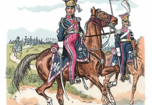Frankreich - Gardechevaulegers-Regiment Nr. 1, 1810-1814