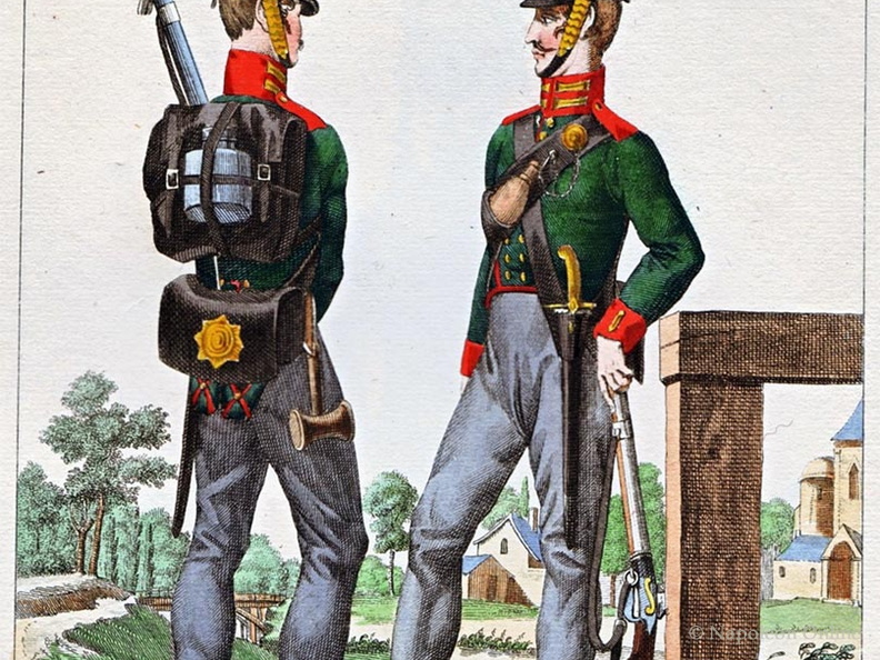 Infanterie - Garde-Jäger-Bataillon, Jäger 1815