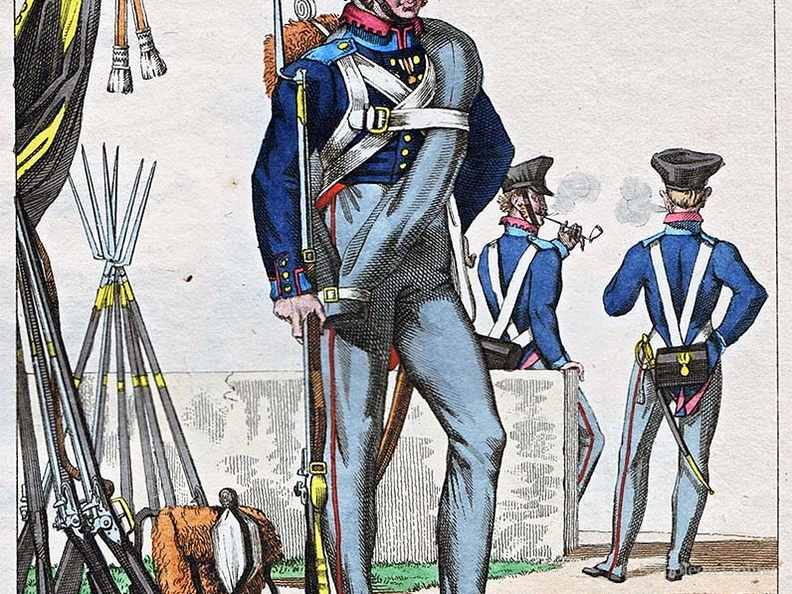 Infanterie - 4. Magdeburgisches (Elb-) Regiment, Soldat 1815-16