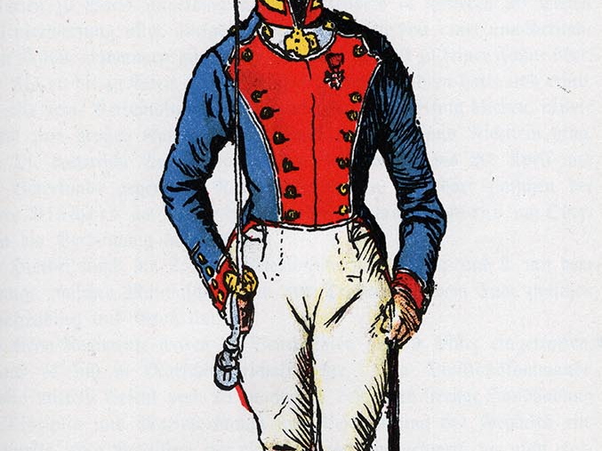 Bayern: 12. Linieninfanterie-Regiment - Unterleutnant 1815
