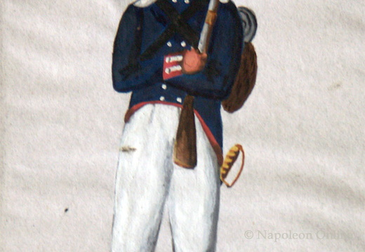 Preußen - Infanterie, Füsilier vom 1. Garde-Regiment zu Fuß am 30.7.1814