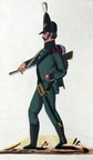 Hannover - Infanterie, Schütze vom Feldbataillon Lüneburg am 12.1.1816
