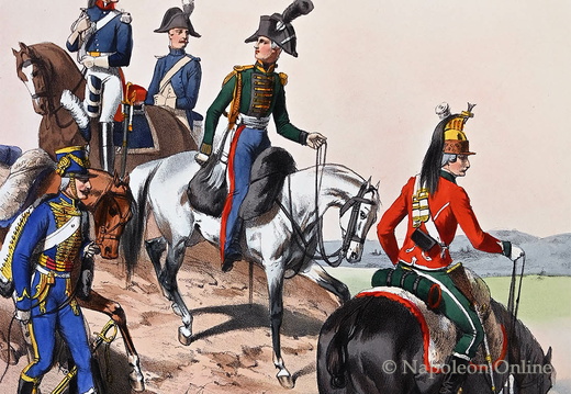 Armee des Prince de Condé 1795 - Kavallerie und Stab