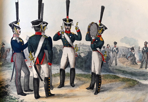 1. Garde-Regiment zu Fuß - Attachierte russische Sänger 1815