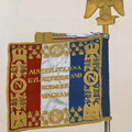 Kürassiere - 9. Regiment, Adler und Standartenrückseite Modell 1812