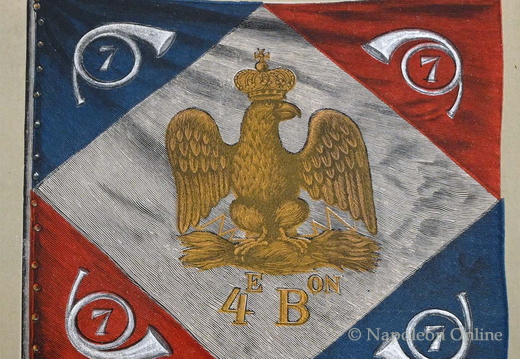 Leichte Infanterie - 7. Regiment, Fahne des 4. Bataillons