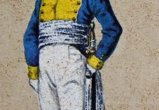 Infanterie - 8. Linieninfanterie-Regiment Herzog Pius, Oberstleutnant in Gala-Uniform 1805