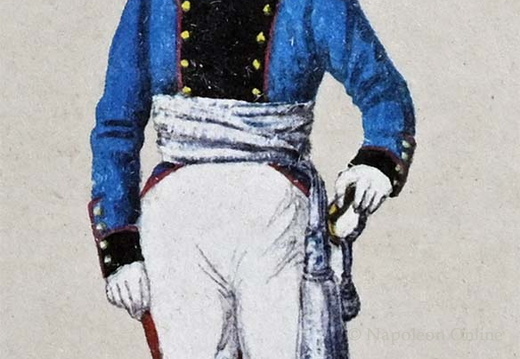 Infanterie - 13. Linieninfanterie-Regiment, Hauptmann 1811