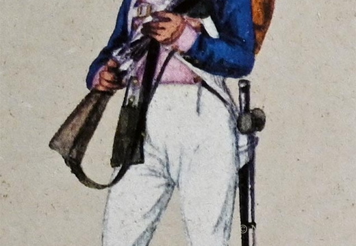 Infanterie - 7. Linieninfanterie-Regiment Fürst Löwenstein-Wertheim, Stutzenschütze 1811