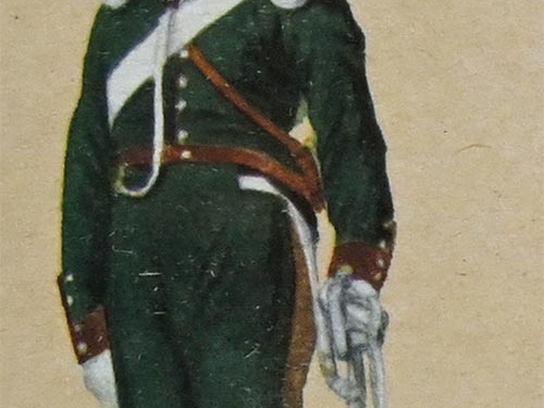 Kavallerie - National Chevaulegers-Regiment, Soldat 1813