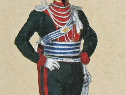 Kavallerie - Ulanen-Regiment, Lieutenant 1814