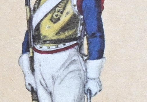 Kavallerie - Garde du Corps, Gardist 1814