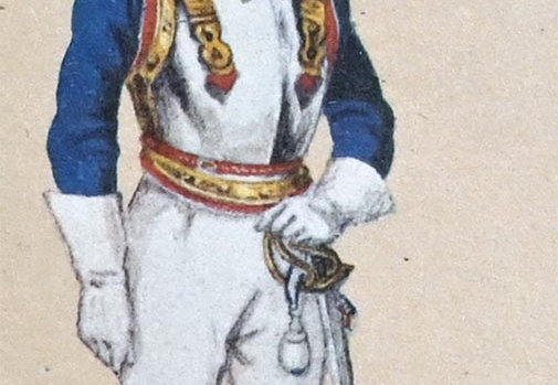 Kavallerie - Kürassier-Regiment, Oberlieutenant 1815