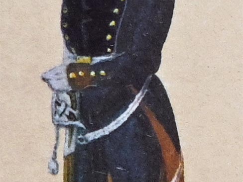 Artillerie - Oberlieutenant der Fußartillerie 1802